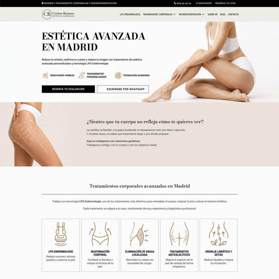 Cristina Bejarano Beauty Center Madrid Cristina Bejarano Beauty Center Madrid